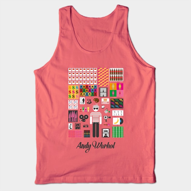 Andy Warhol Tank Top by viktorhertz